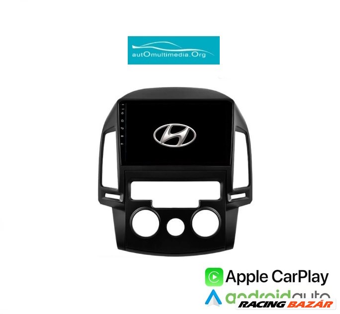 Hyundai I30 2006-2012 CarPlay Multimédia Android 2+32 GB GPS Rádió Tolatókamerával 6. kép
