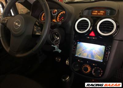 Opel Android CarPlay Multimédia, GPS, Fejegység, Rádió, Bluetooth, Wifi, Tolatókamerával