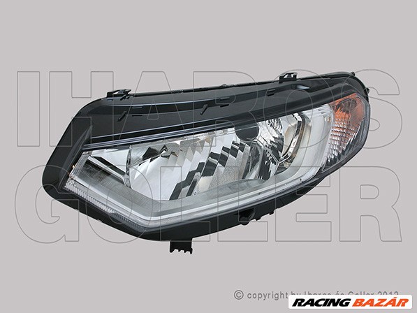 Ford EcoSport 2012 01.01.-2017.09.30 Fényszóró H4 bal LED-es (motorral) DEPO (13R4) 1. kép