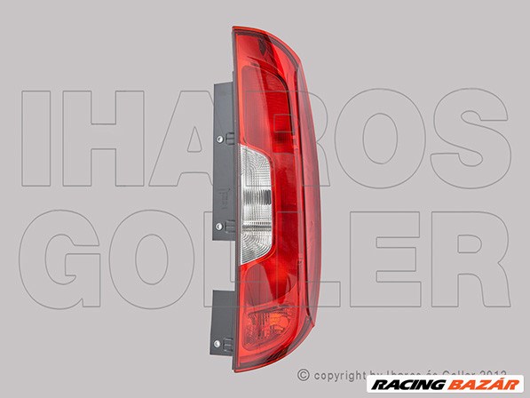 Fiat Doblo 2015.01.01- Hátsó lámpa üres jobb (dupla h. ajtós) SZGK (1AAB) 1. kép