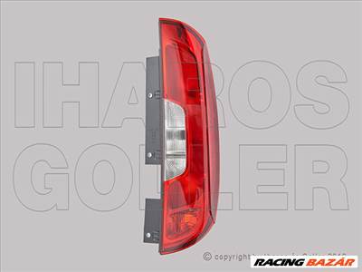 Fiat Doblo 2015.01.01- Hátsó lámpa üres jobb (dupla h. ajtós) SZGK (1AAB)
