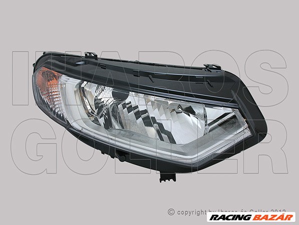 Ford EcoSport 2012 01.01.-2017.09.30 Fényszóró H4 jobb LED-es (motorral) DEPO (13R5) 1. kép