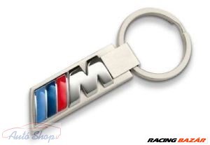 Gyári BMW M logós rozsdamentes kulcstartó 80272454759 2. kép