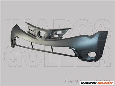 Toyota RAV-4 XA40 2013.04.13-2015.12.01 Első lökhárító felsőész, alapozott (14R3)