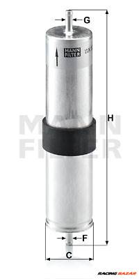 MANN-FILTER WK 521/4 - Üzemanyagszűrő MINI