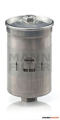 MANN-FILTER WK 853 - Üzemanyagszűrő AUDI BENTLEY FERRARI FORD GAZ LANCIA PEUGEOT ROLLS-ROYCE SAAB TV 1. kép