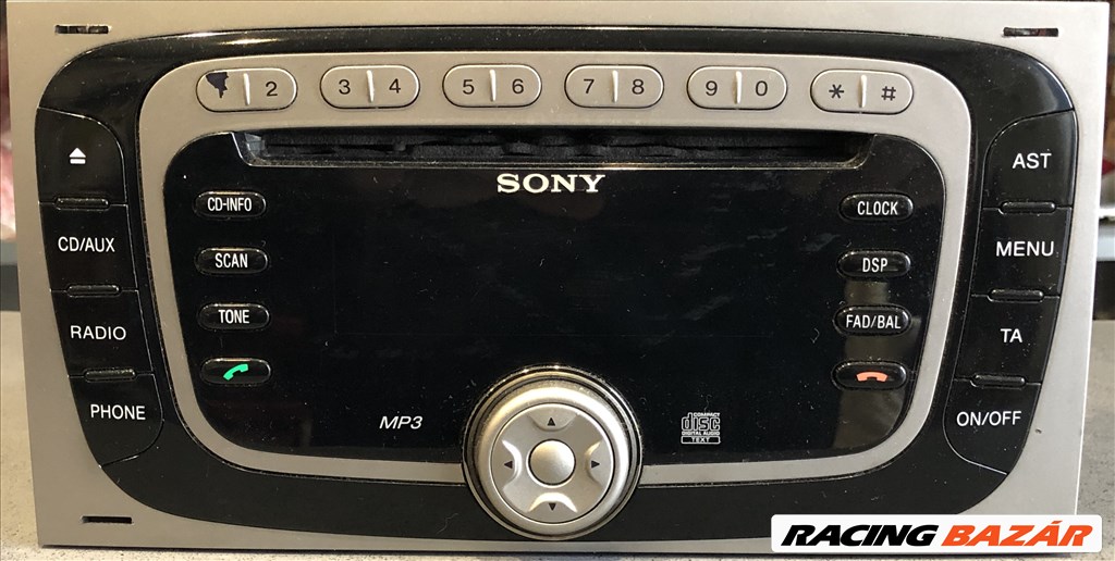 Ford Sony Mp3 Cd lejátszó Focus,Fiesta,C-Max 1. kép