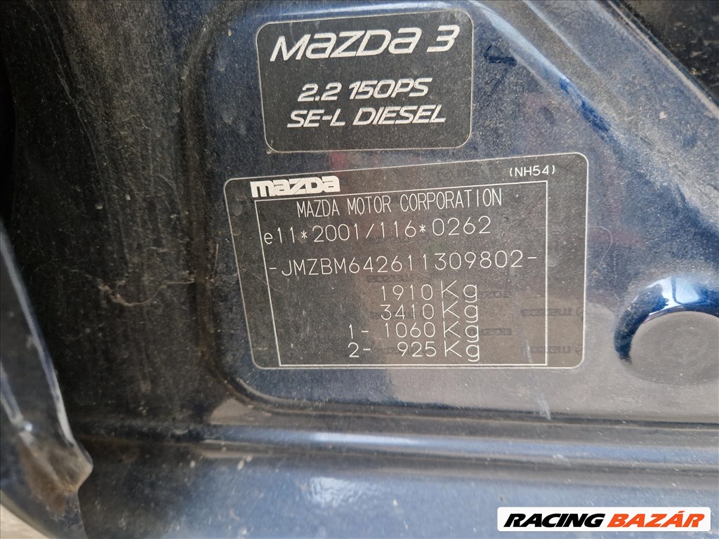 Mazda 3  (BM) 2.2 Diesel Skyactiv bontott alkatrész, bontott jármű, bontás 8. kép