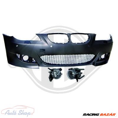 BMW E60 , E61 limuzin , touring m5 első lökhárító csomag szett 24 mm pdc   1. kép