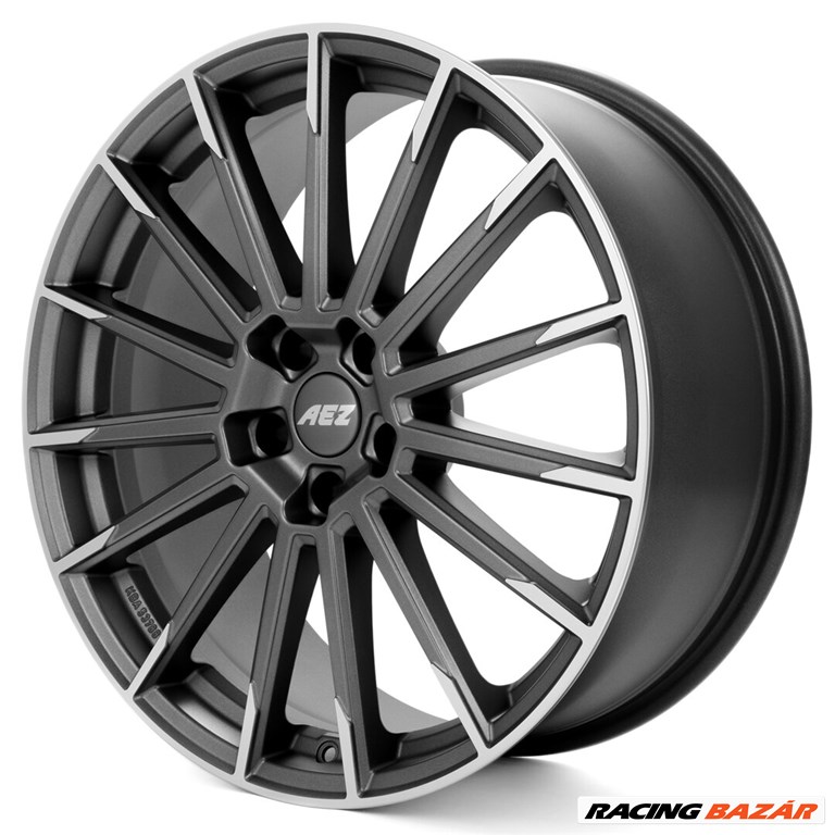 R20 5x112 (70,1) AEZ ATLANTA - Graphite matt polished 9.5J ET35  új alufelni szett 20" 3. kép