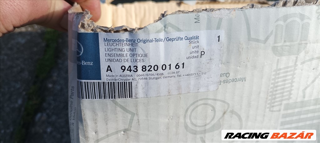 Mercedes Actros 03-07 bal oldali gyári fényszóró dobozában eladó. a9438200161 4. kép