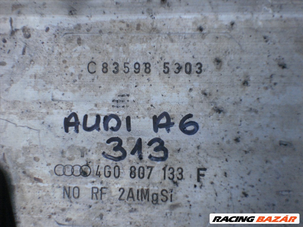 Audi A6 4G Bal első lökhárító merevítő Konzol 4G0807133F 2010-től 5. kép