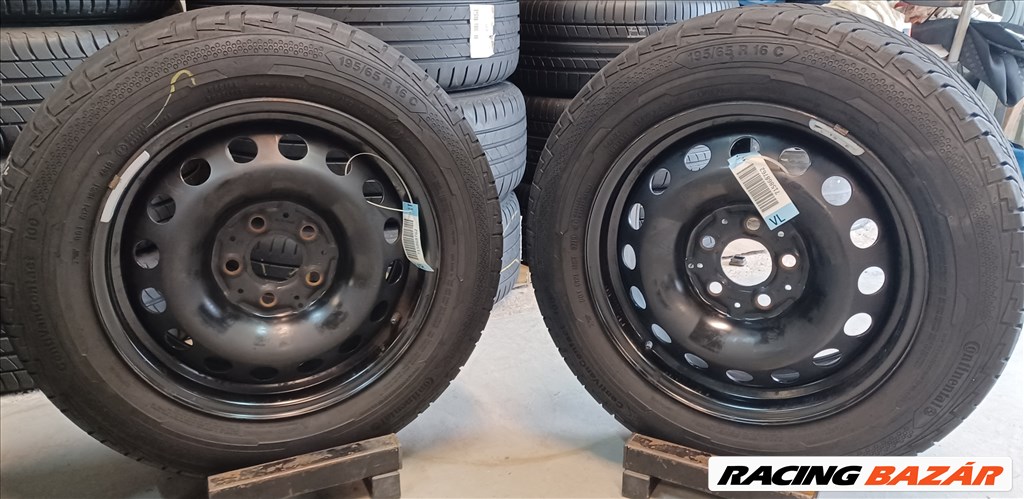 Mercedes W447 V klasse 5x112 6,5x16 195/65 R16 C nyári gumikkal 4db 5. kép