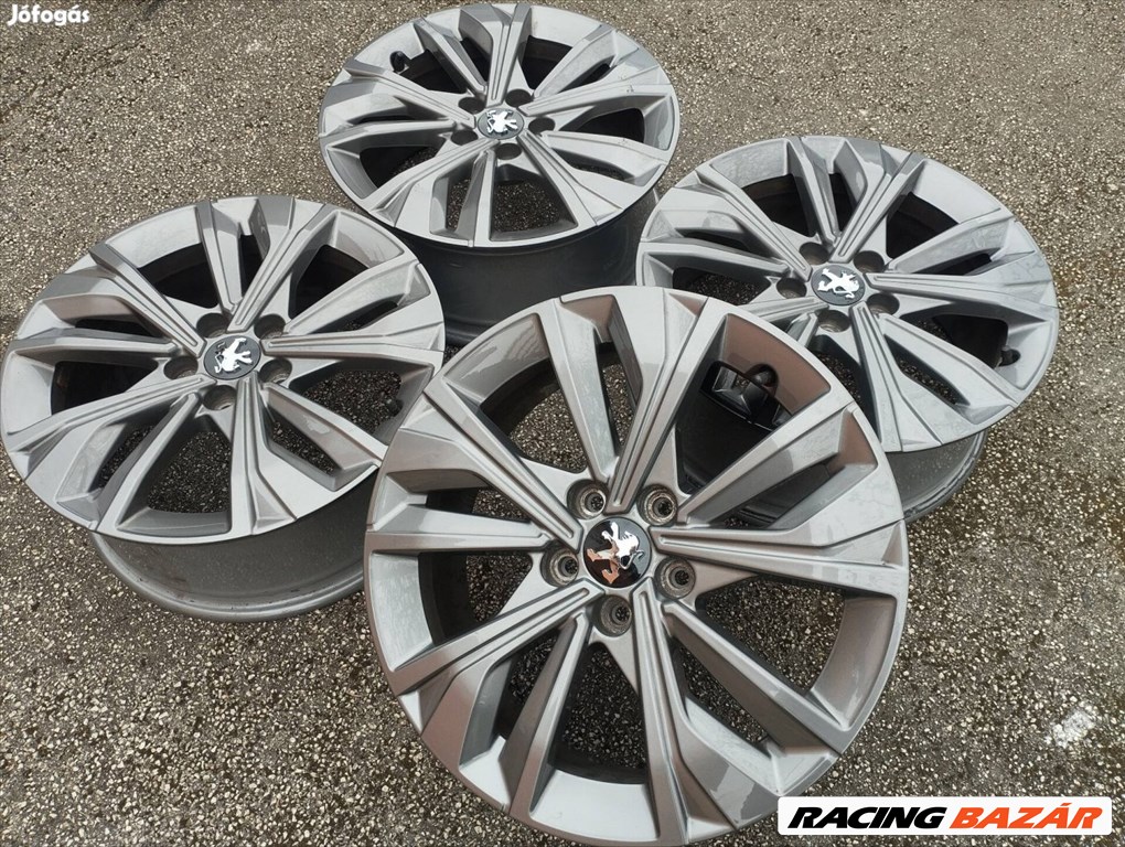 5x108 17 Peugeot gyári alufelni r17 " et40 4. kép