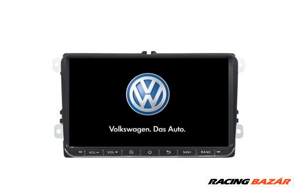 Volkswagen Android CarPlay Multimédia GPS, Wifi, 9 Inch, Tolatókamerával! 1. kép