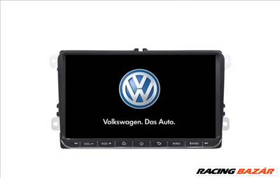 Volkswagen Android CarPlay Multimédia GPS, Wifi, 9 Inch, Tolatókamerával!