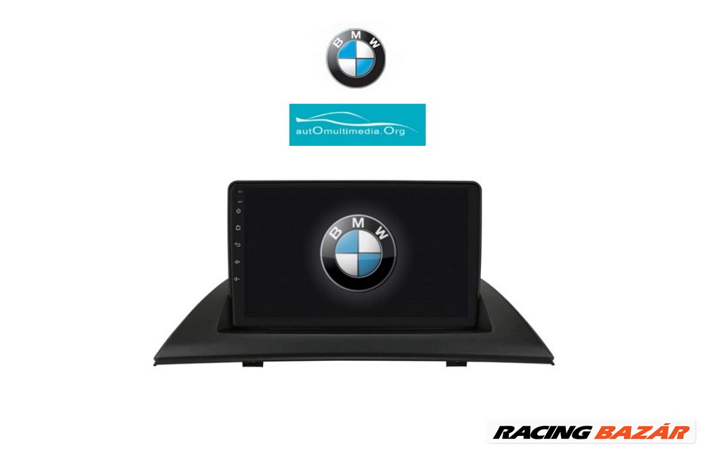 BMW X3 E83 Android CarPlay Multimédia GPS Rádió Tolatókamerával 1. kép