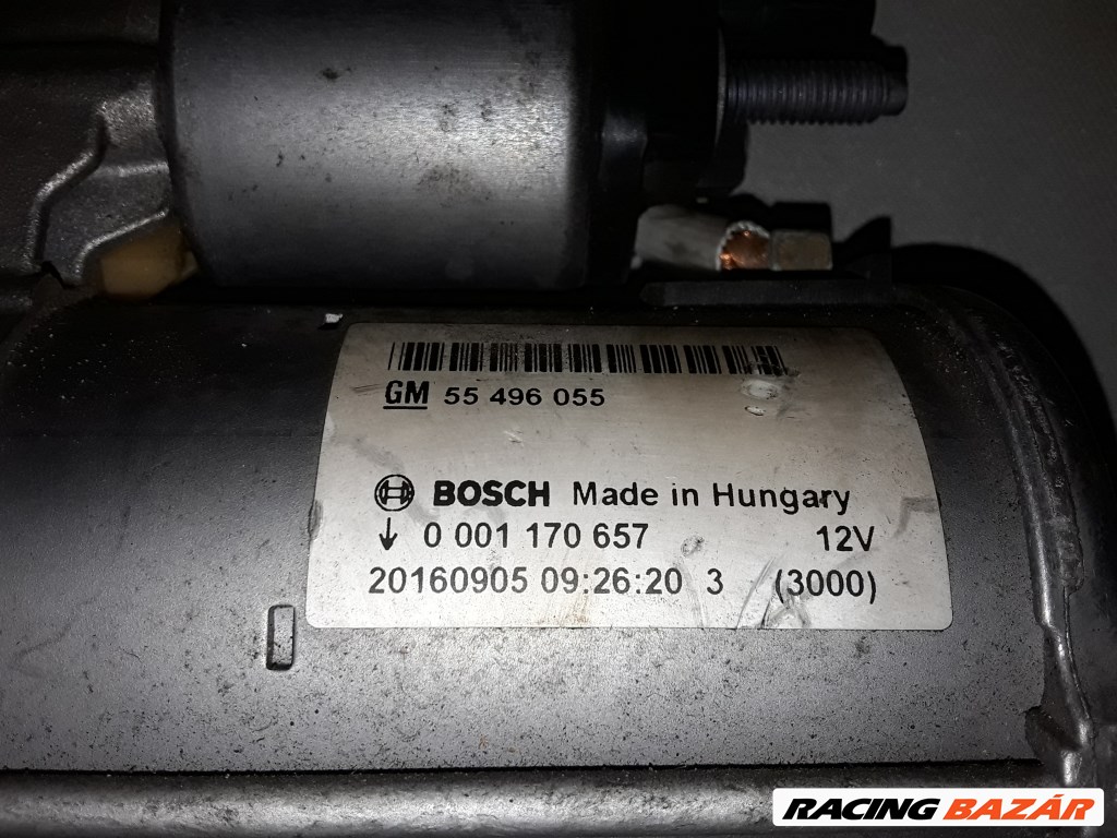Opel Corsa E 1.0 DI Turbo ecoFlex Start&Stop önindító  55496055 2. kép