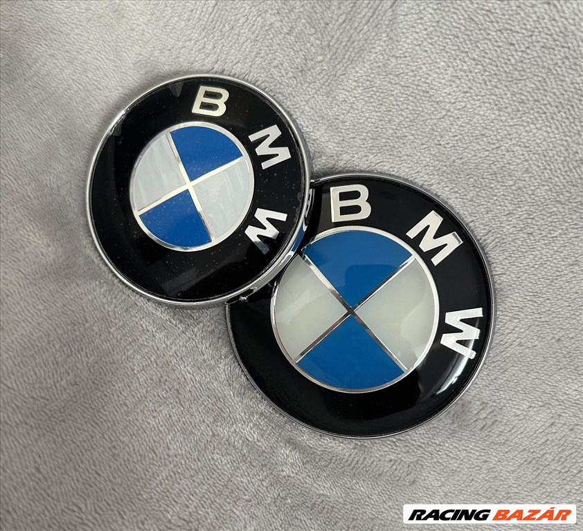 Új BMW 74mm 82mm Motorház Gépház Csomagtartó Kiegészítő embléma logo jel 51148132375 51148219237 1. kép