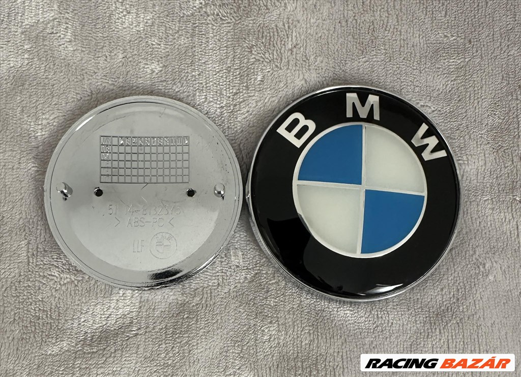 Új BMW 74mm 82mm Motorház Gépház Csomagtartó Kiegészítő embléma logo jel 51148132375 51148219237 2. kép