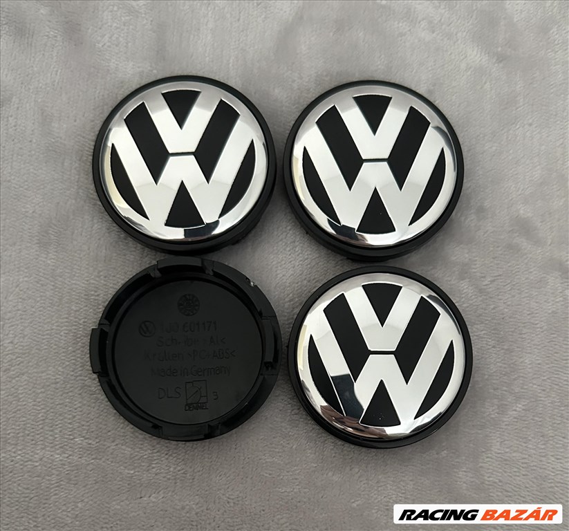 Új VW Volkswagen 55mm 56mm Felni Alufelni Kupak Felnikupak Embléma 1J0601171 1. kép