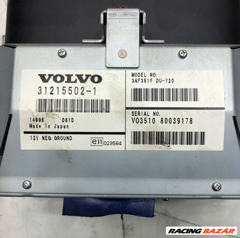 Volvo V70, Volvo XC70, Volvo S80 navigációs panel 312155021 5. kép