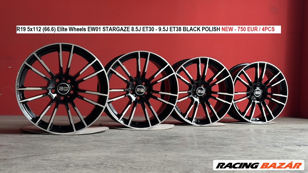 R19 5x112 (66.6) Elite Wheels EW01 STARGAZE kétszéles új Bmw alufelnik 19"  1. kép