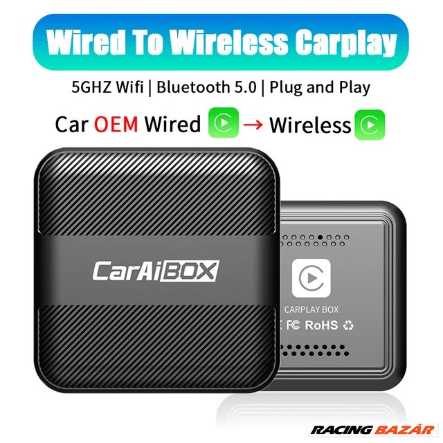 Minden autótípushoz Wireless Android autó adapter 5. kép