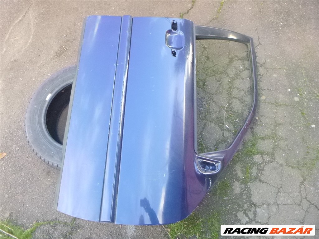 Mercedes   W202 kék jobb első ajtó zsanérral ( színkód nincs )  5. kép