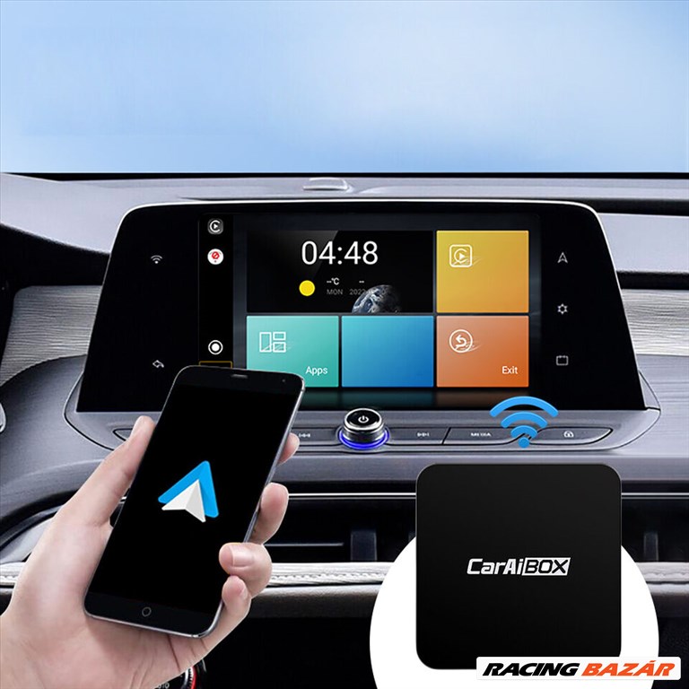Vezeték nélküli Android autó Appla Carplay adapter 1. kép
