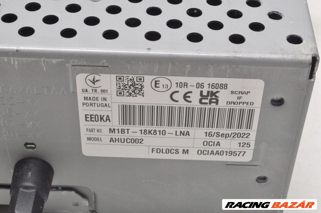 Ford Fiesta Mk7 rádió navigációs egység m1bt18k810lna 4. kép