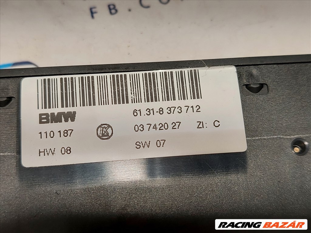 BMW E39 ASC ülésfűtés panel kapcsoló schaltzentrum eladó (149099) 61318373712 3. kép