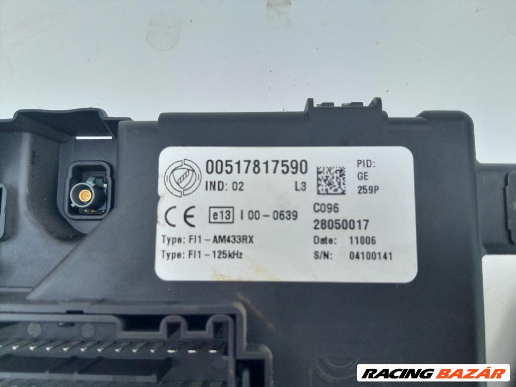 Fiat Grande Punto 1.4 EU4 ECU szett: ECU,body computer+ 2 db zár+1 db bicskakulcs+code kártya 51795183 2. kép