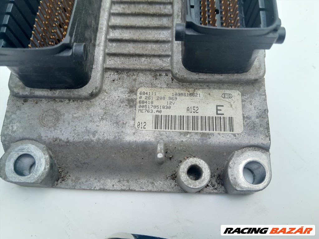 Fiat Grande Punto 1.4 EU4 ECU szett: ECU,body computer+ 2 db zár+1 db bicskakulcs+code kártya 51795183 3. kép