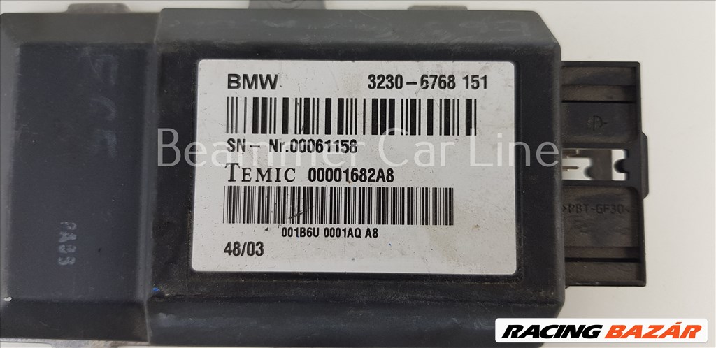 BMW E65/E66 Kormány oszlop vezérlő modul  6768151 2. kép