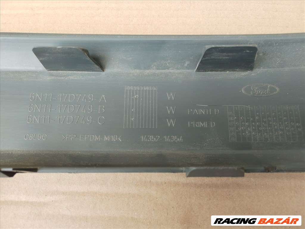 Ford Fusion első lökhárító jobb díszléc vonószem takaró 6n11-17d749  3. kép