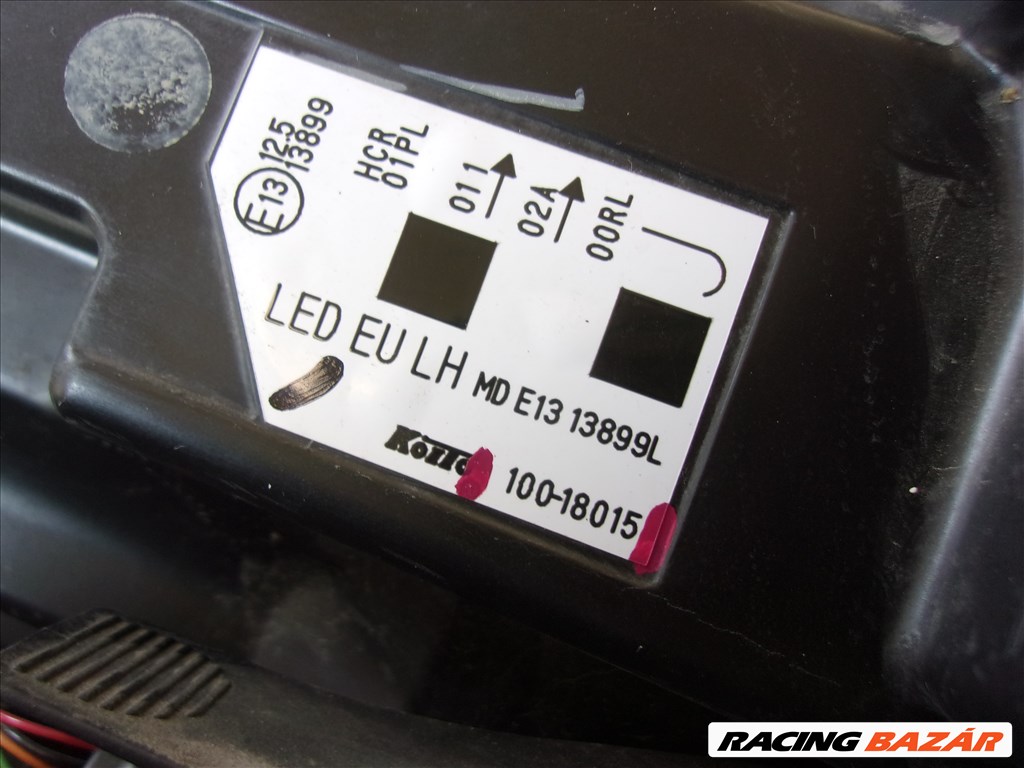 Nissan Qashqai bal első LED fényszóró 2014-2017  100-18015 5. kép