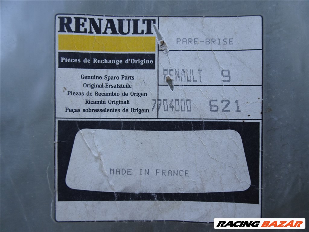 Renault 9 R9 Szélvédő üveg ÚJ EREDETI 7704000621 5. kép