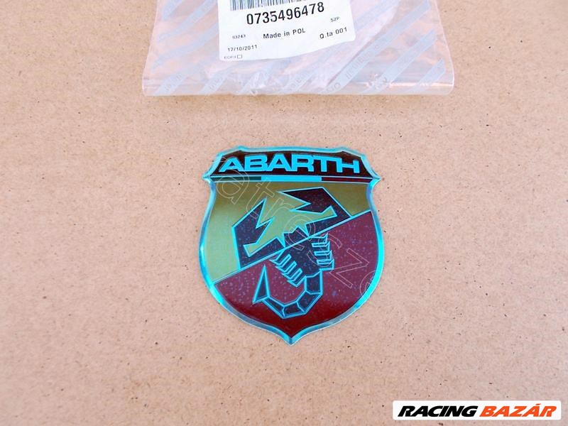 Embléma ABARTH FIAT 500 - FIAT eredeti 735496478 1. kép