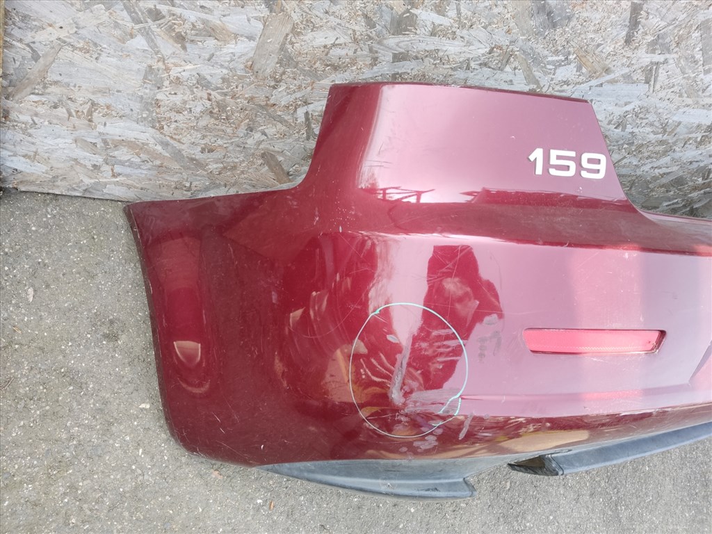 179693 Alfa Romeo 159 2005-2011 hátsó Lökhárító, a képen látható sérüléssel 71777558 2. kép