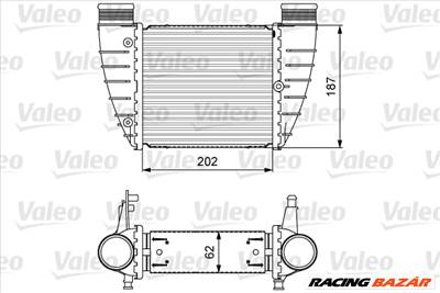 VALEO 818325 - töltőlevegő-hűtő AUDI SEAT