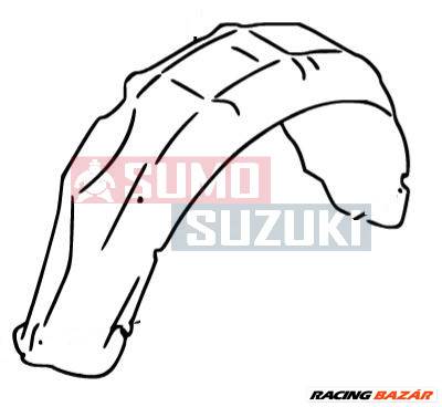 Suzuki S-Cross Dobbetét Jobb hátsó 72811-61M00