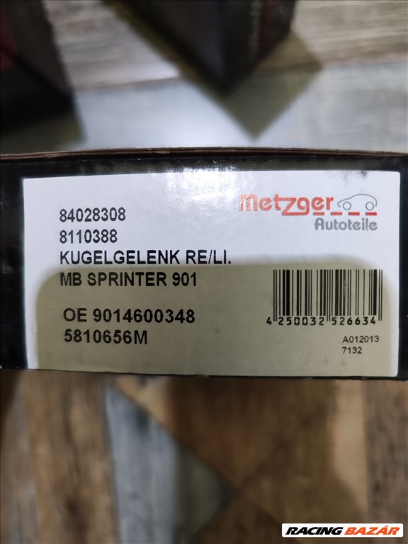Metzger 84028308 kormány gömbfej MERCEDES/VW 1. kép