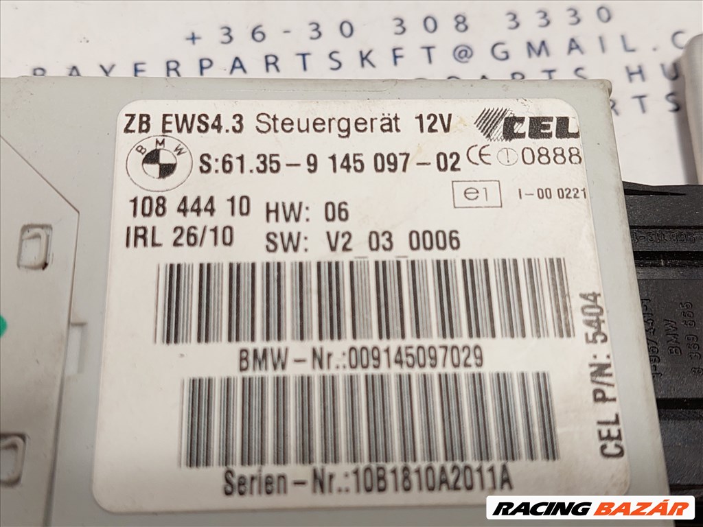 BMW E39 523i M52 M52TUB25 ECU EWS motorvezérlő elektronika - automata eladó (149200) 1430844 4. kép