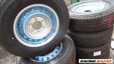 Isuzu D-Max 2002-2023 új 245/70r16 Dunlop gumi + acélfelni lemezfelni komplett szerelt kerékszett