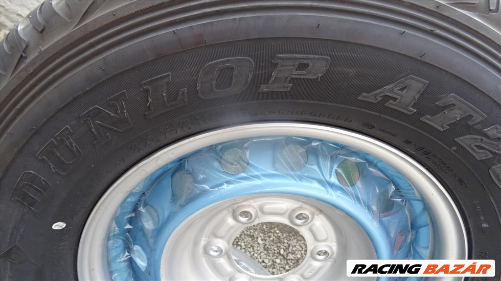 Isuzu D-Max 2002-2023 új 245/70r16 Dunlop gumi + acélfelni lemezfelni komplett szerelt kerékszett 3. kép