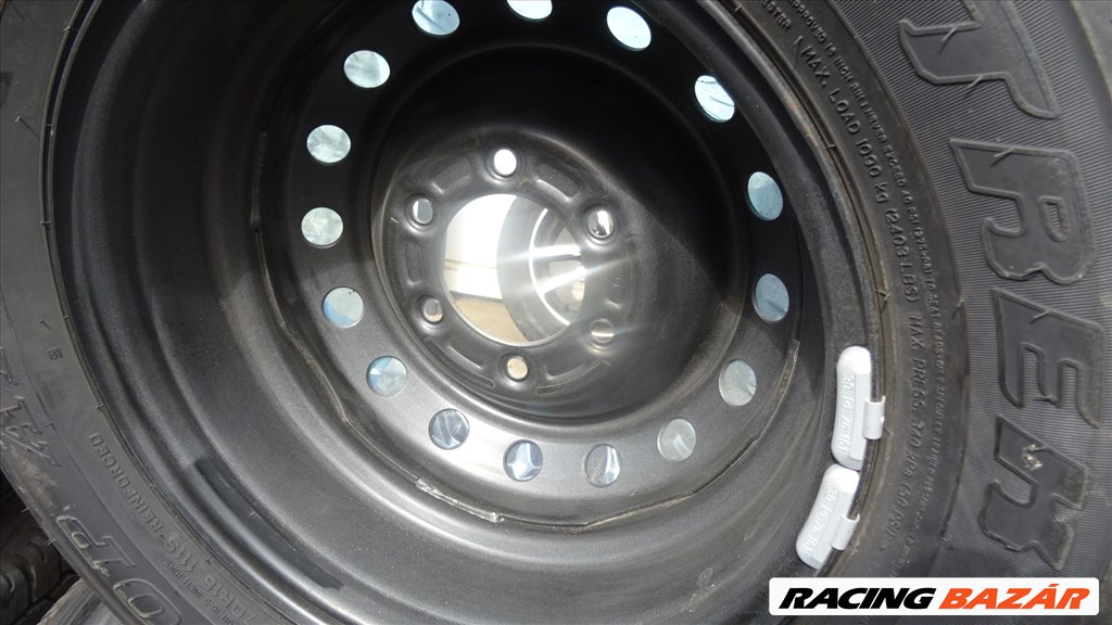 Isuzu D-Max 2002-2023 új 245/70r16 Dunlop gumi + acélfelni lemezfelni komplett szerelt kerékszett 11. kép