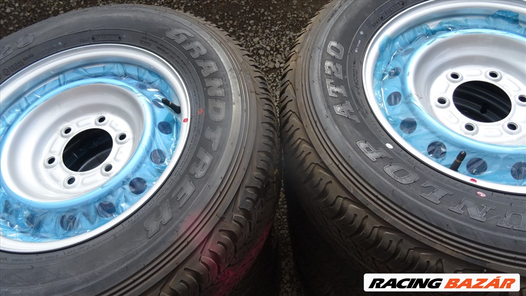 Isuzu D-Max 2002-2023 új 245/70r16 Dunlop gumi + acélfelni lemezfelni komplett szerelt kerékszett 15. kép