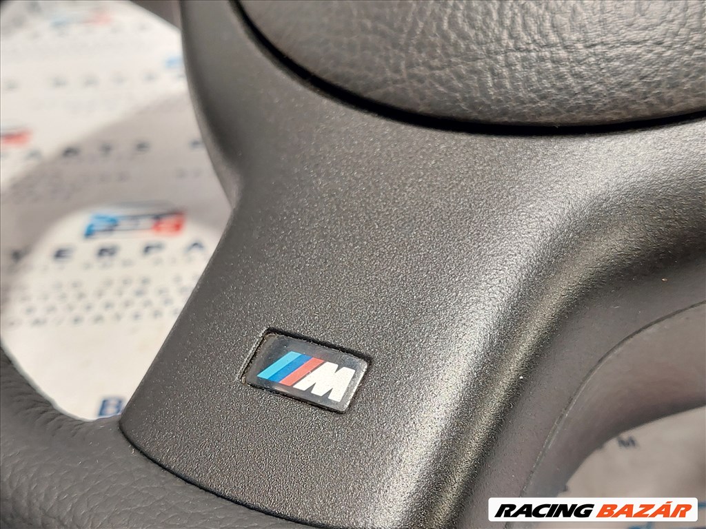 BMW E46 E39 X5 M kormány sportkormány bőrkormány multikormány - új bőrözéssel (003955) 7. kép