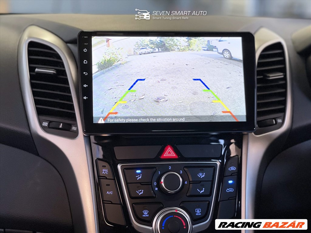 Hyundai I30 Android Multimédia Autórádió GPS Navigáció Tolatókamerával 2. kép